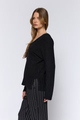 גימור פסים V סריג