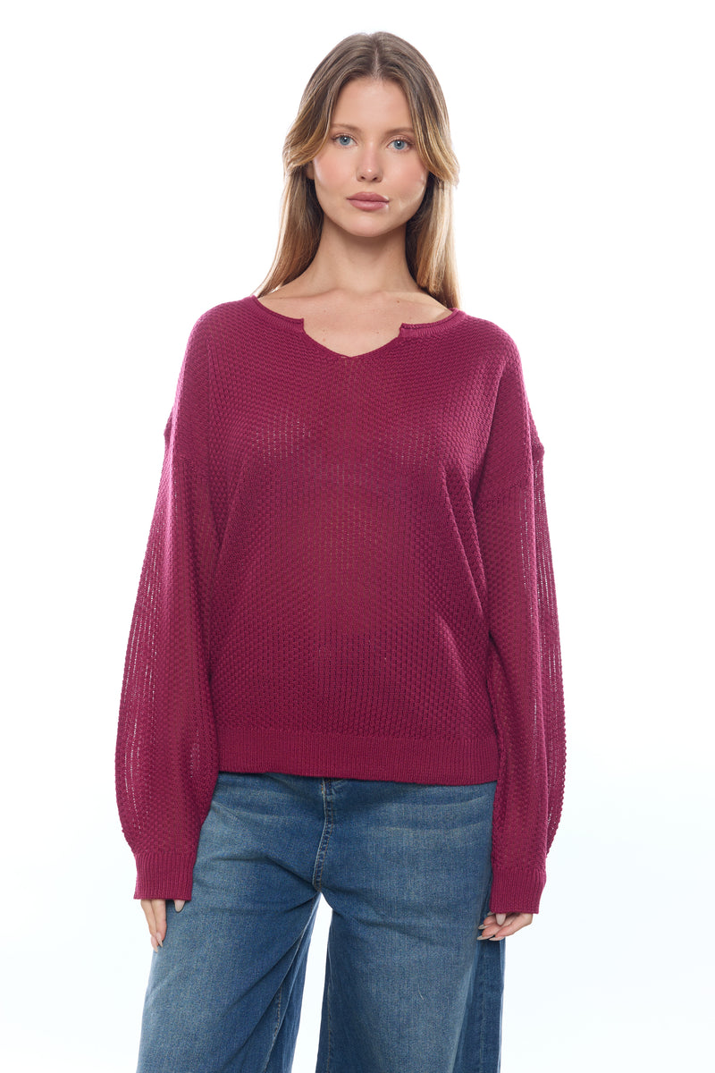 מיוחד פיקה V סריג