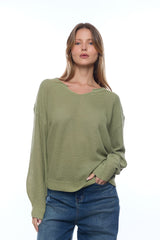 מיוחד פיקה V סריג