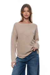 סריג ניקי כפתורים בגב+כיס