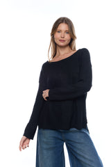 סריג ניקי כפתורים בגב+כיס