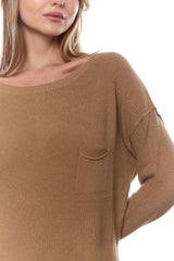 סריג ניקי כפתורים בגב+כיס