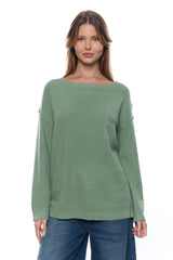 סריג ניקי כפתורים בגב+כיס