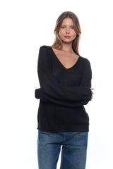 פס צווארון V סריג