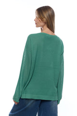 פס צווארון V סריג