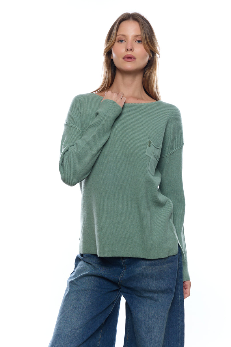 סריג ריב 2 כיסים