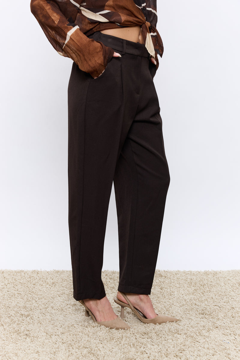 מכנס פנסים מחויט+גומי