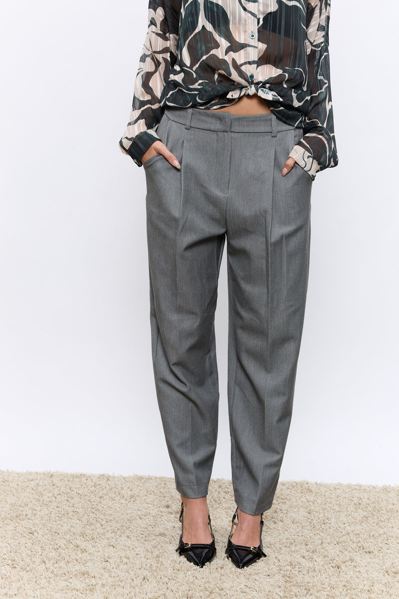 מכנס פנסים מחויט+גומי