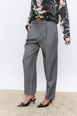 מכנס פנסים מחויט+גומי