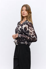 חולצה מפוספת שקפקפה