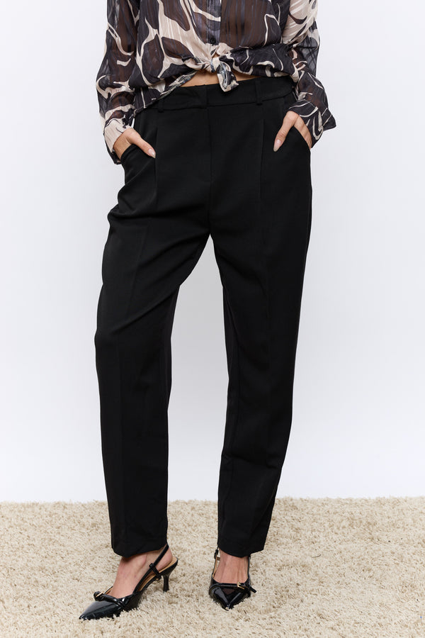 מכנס פנסים מחויט+גומי