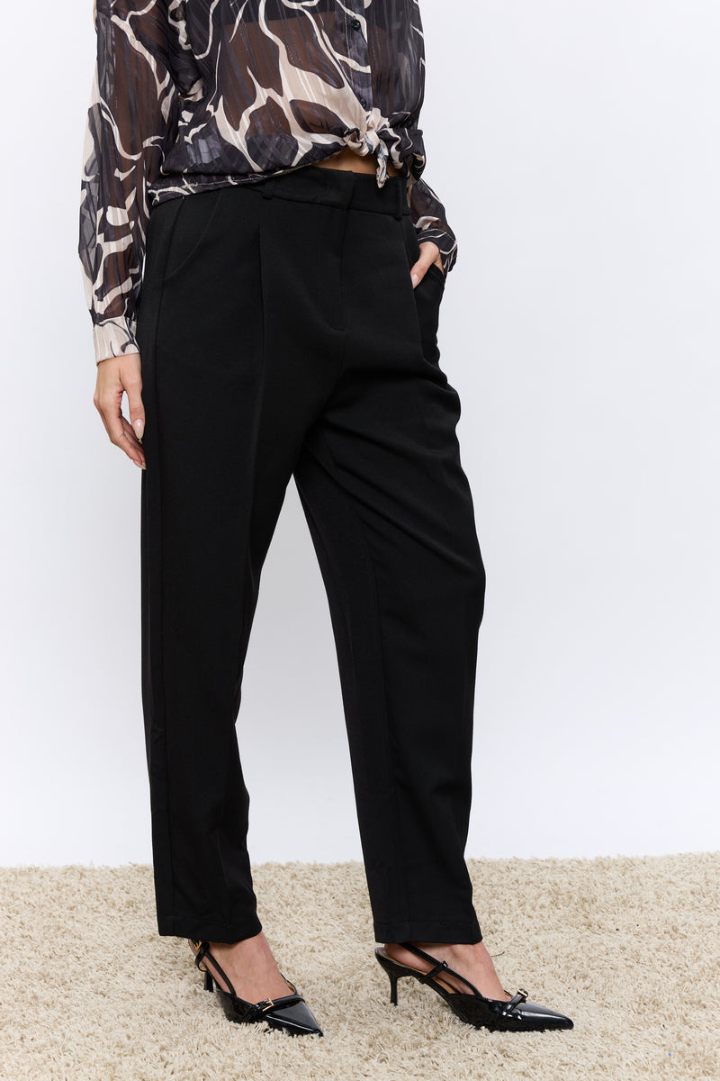 מכנס פנסים מחויט+גומי