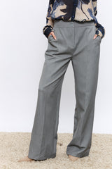 מכנס רחב מחוייט 2 כפתורים