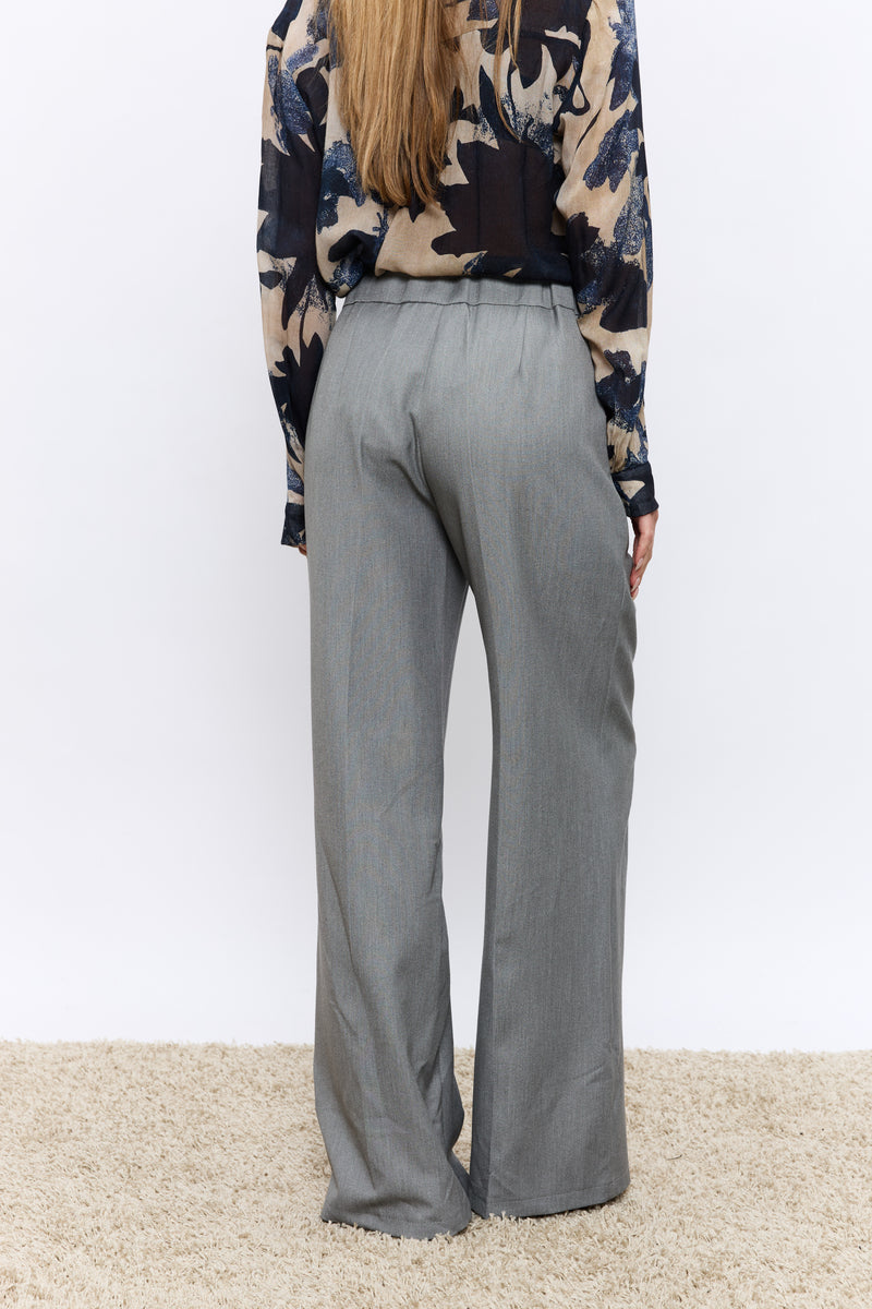 מכנס רחב מחוייט 2 כפתורים