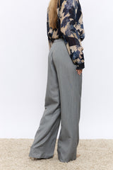 מכנס רחב מחוייט 2 כפתורים