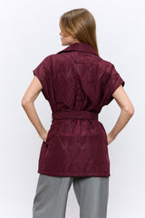 ג'קט קווילט ללא שרוול