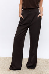 מכנס רחב מחוייט 2 כפתורים