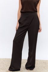 מכנס רחב מחוייט 2 כפתורים