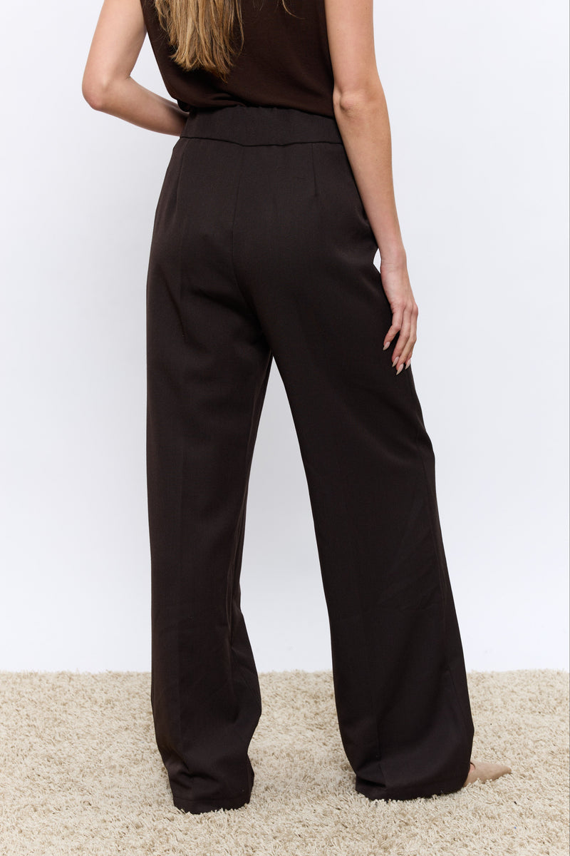 מכנס רחב מחוייט 2 כפתורים