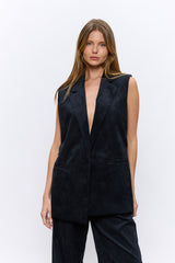 ג'קט קורדרוי ללא שרוול