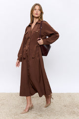 שמלה כפתורי זהב