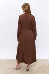 שמלה כפתורי זהב