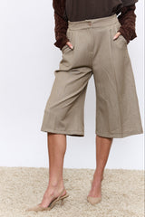 מכנס רחב מחוייט 3/4