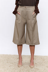 מכנס רחב מחוייט 3/4