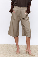 מכנס רחב מחוייט 3/4