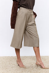 מכנס רחב מחוייט 3/4