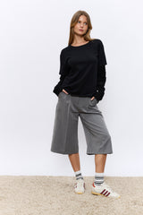 טישרט שרוולי תחרה