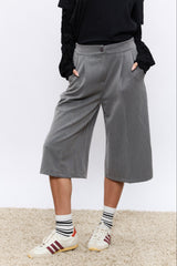 מכנס רחב מחוייט 3/4