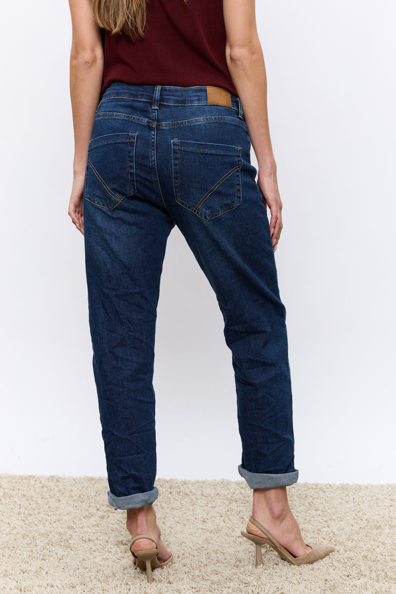 ג'ינס לבבות נחושת כהה