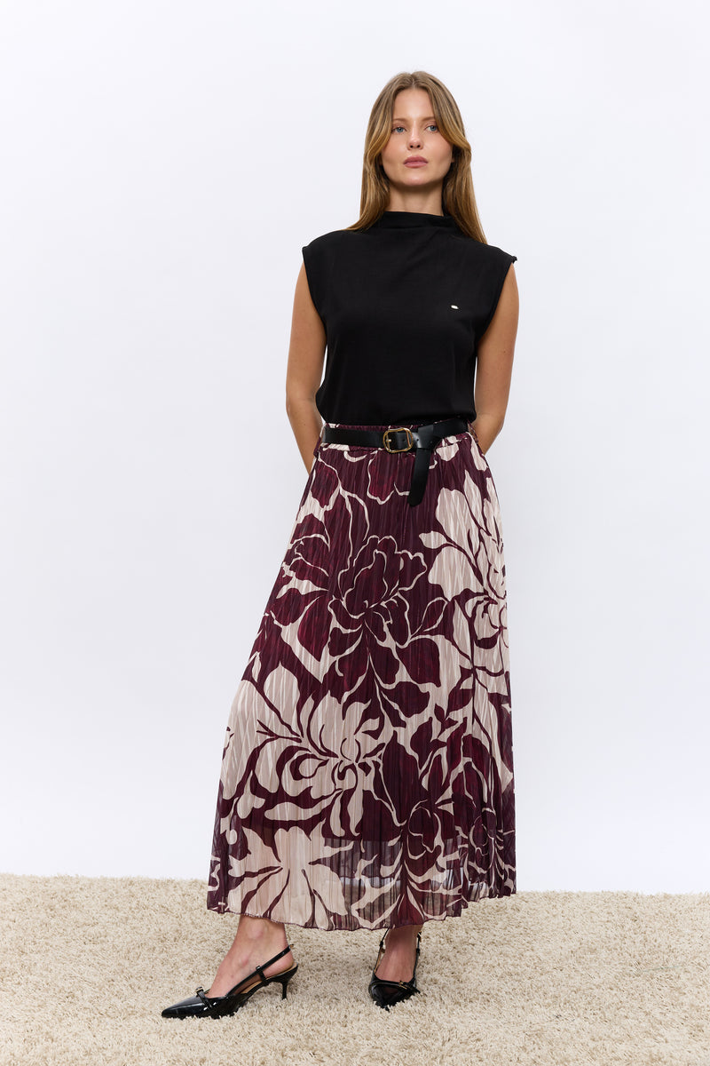 חצאית עלים שקפקפה