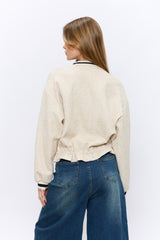 ג'קט שילוב תחרה יהלומים