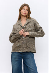 ג'קט דריל מנומר פרום