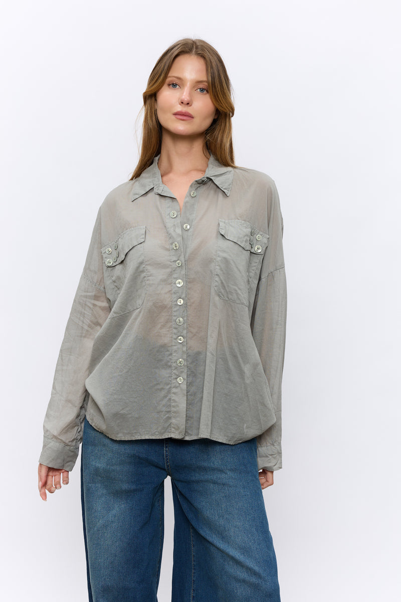 SHELL חולצה מכופתרת