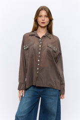 SHELL חולצה מכופתרת