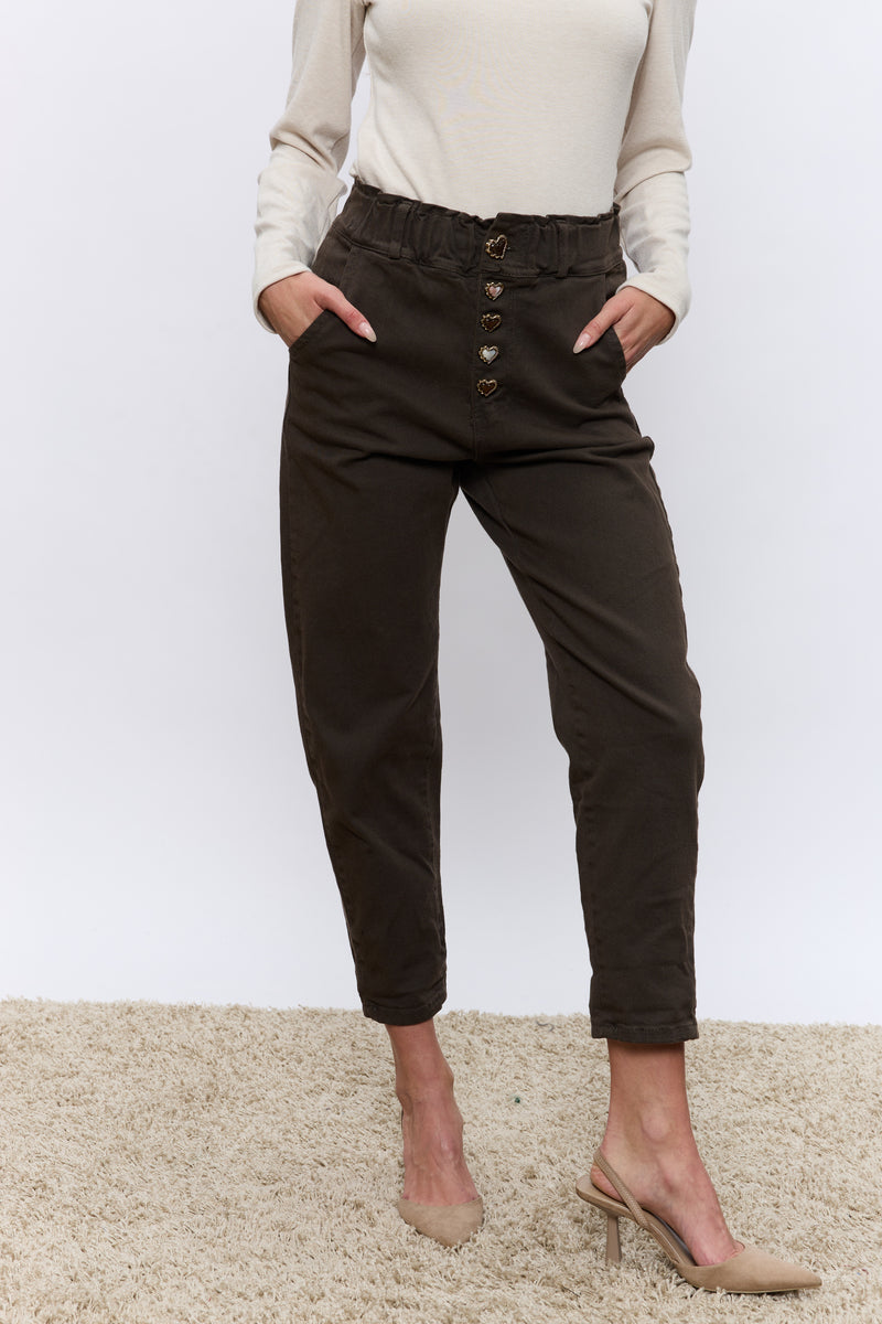 כפתור לב JIMMY מכנס