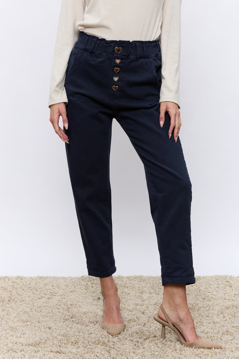 כפתור לב JIMMY מכנס