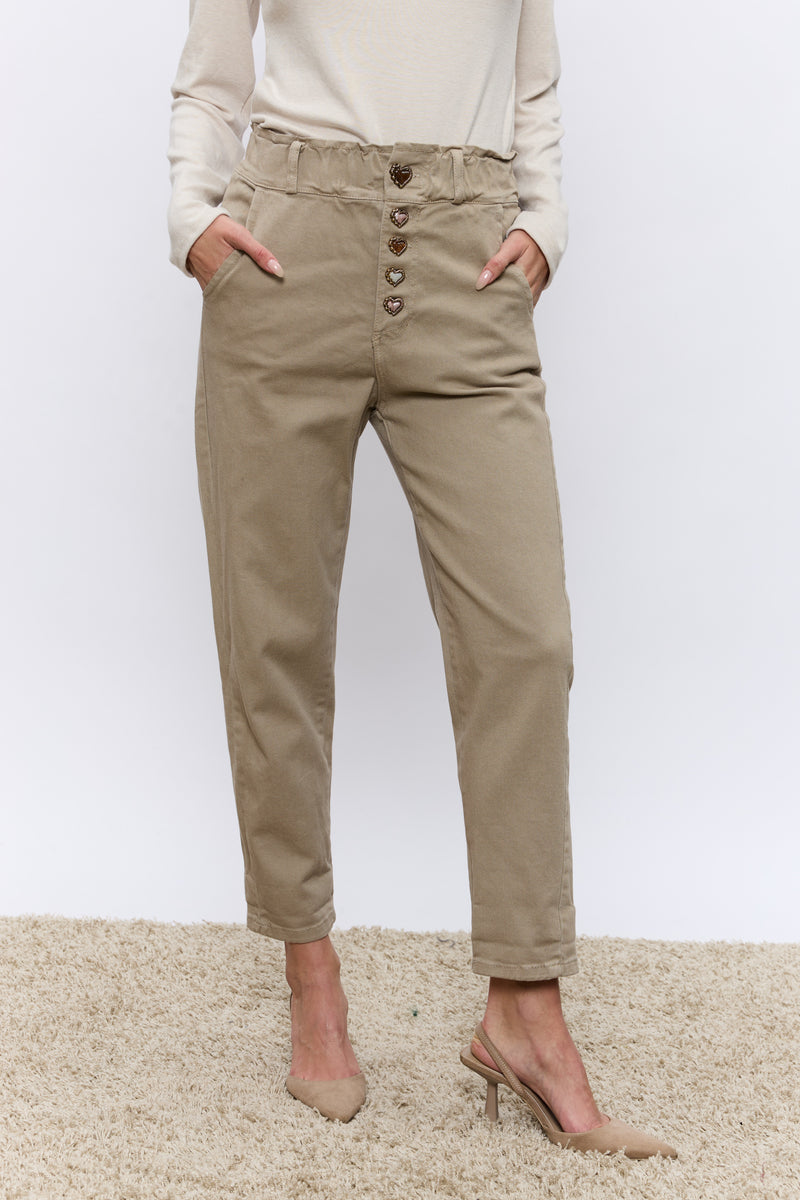 כפתור לב JIMMY מכנס