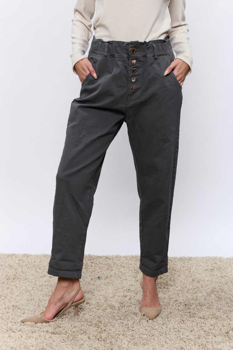 כפתור לב JIMMY מכנס