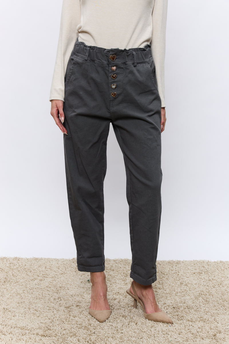 כפתור לב JIMMY מכנס