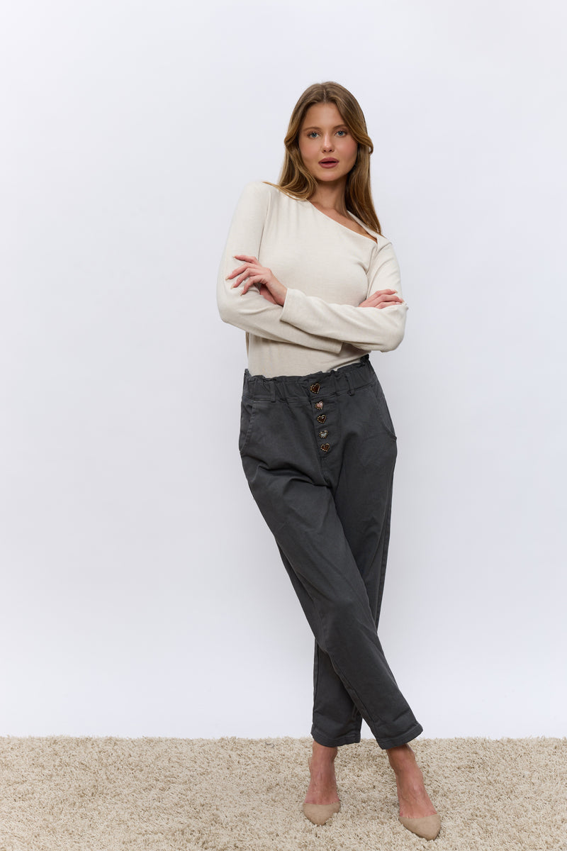 כפתור לב JIMMY מכנס