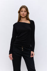 טופ מחשוף אלכסון