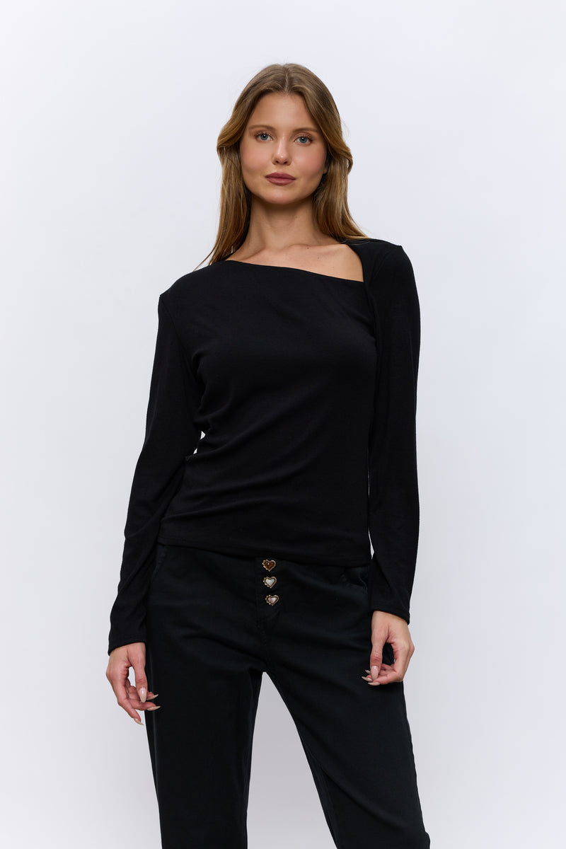 טופ מחשוף אלכסון