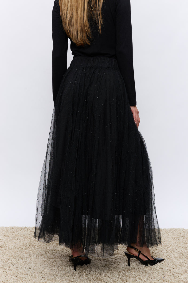 חצאית טול יהלומים