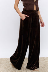 מכנס רחב קטיפה