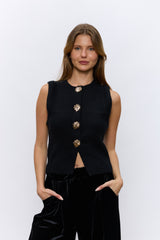 אפודה כפתורים שמש