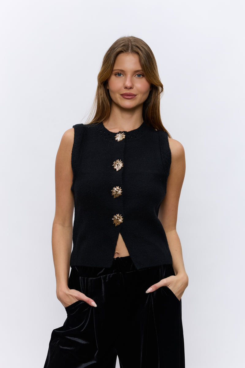 אפודה כפתורים שמש